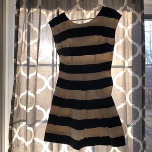Small striped mini dress